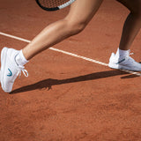 HEAD Revolt Pro 4.5 Clay Women, Zapatillas de Tenis Mujeres, White Twilight Blue, 39 UE