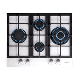 Cata S0428606 Placa de Gas Cata Lci6031Wh 60 cm, Blanco, 4 Fogones
