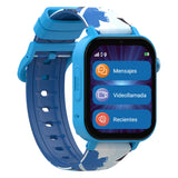 Cefa Toys - Reloj Inteligente Holawatch X Plus Blue Android, con 4G LBS/WIFI, GPS, Tarjeta SIM, Cámara, Juegos, Llamadas, Videollamadas, Whatsapp, Medidor de Pasos, Correa Extra, Protector de Pantalla
