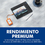 LaCie Rugged SSD4 4TB — antigolpes, USB‑C SSD Externo portátil, para Mac y Windows — Incluye Rescue Data Recovery