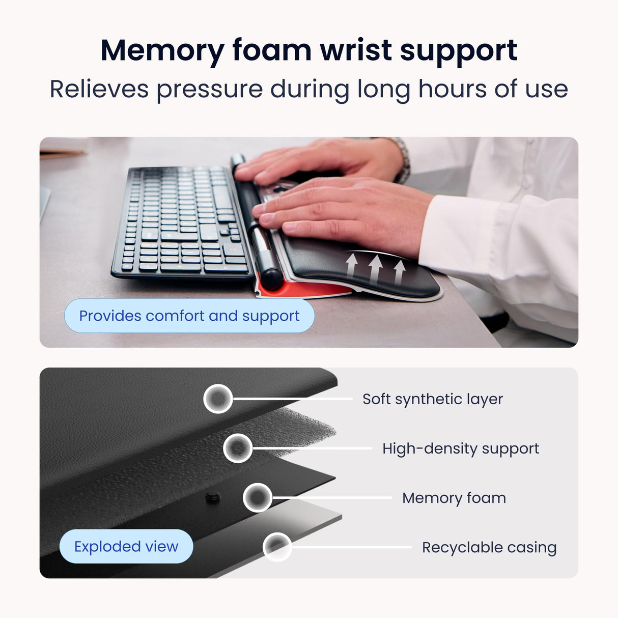 Contour Ratón ergonómico RollerMouse Rojo para Hombro, antebrazo, muñeca, Alivio de tensión para RSI, síndrome túnel carpiano, 6 Botones Personalizables, Compatible con Mac/PC - Inalámbrico - Plus