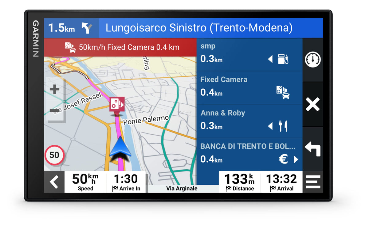 Garmin Navegador para Coche, Negro, 8'' (20,32 cm)
