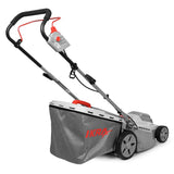 IKRA cortacésped eléctrico IERM 1638-1, 1600W, 5 Posiciones de Ajuste de Altura de Corte 30-75mm, Ancho de Corte 38cm