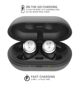 Jaybird Run Auriculares inalámbricos Deportivos EMEA 4PK, Color Blanco (Drift)
