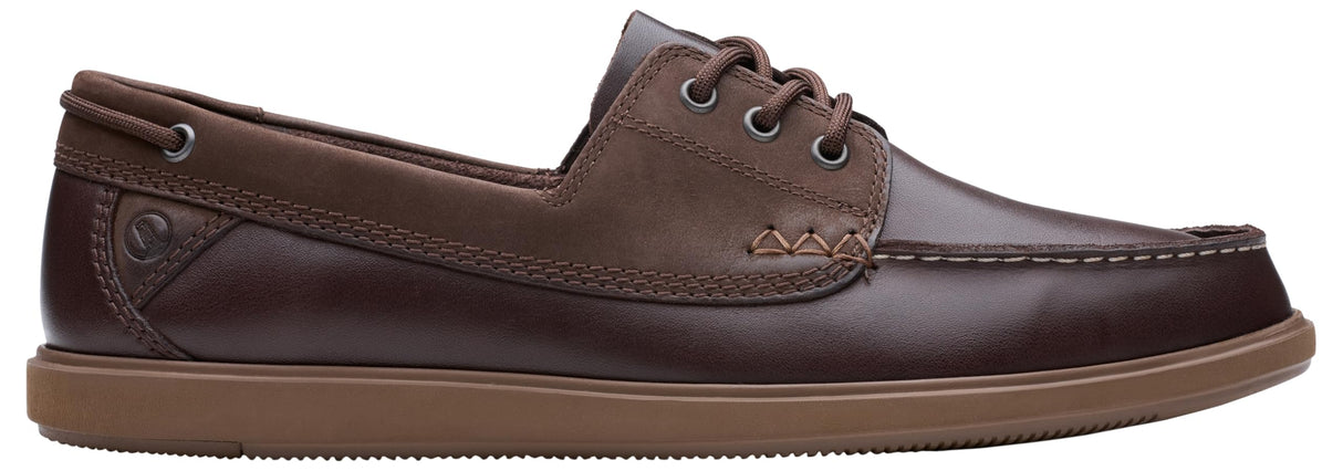 Clarks Bratton Boat, Náuticos Hombre, Dark Brown, 42 EU