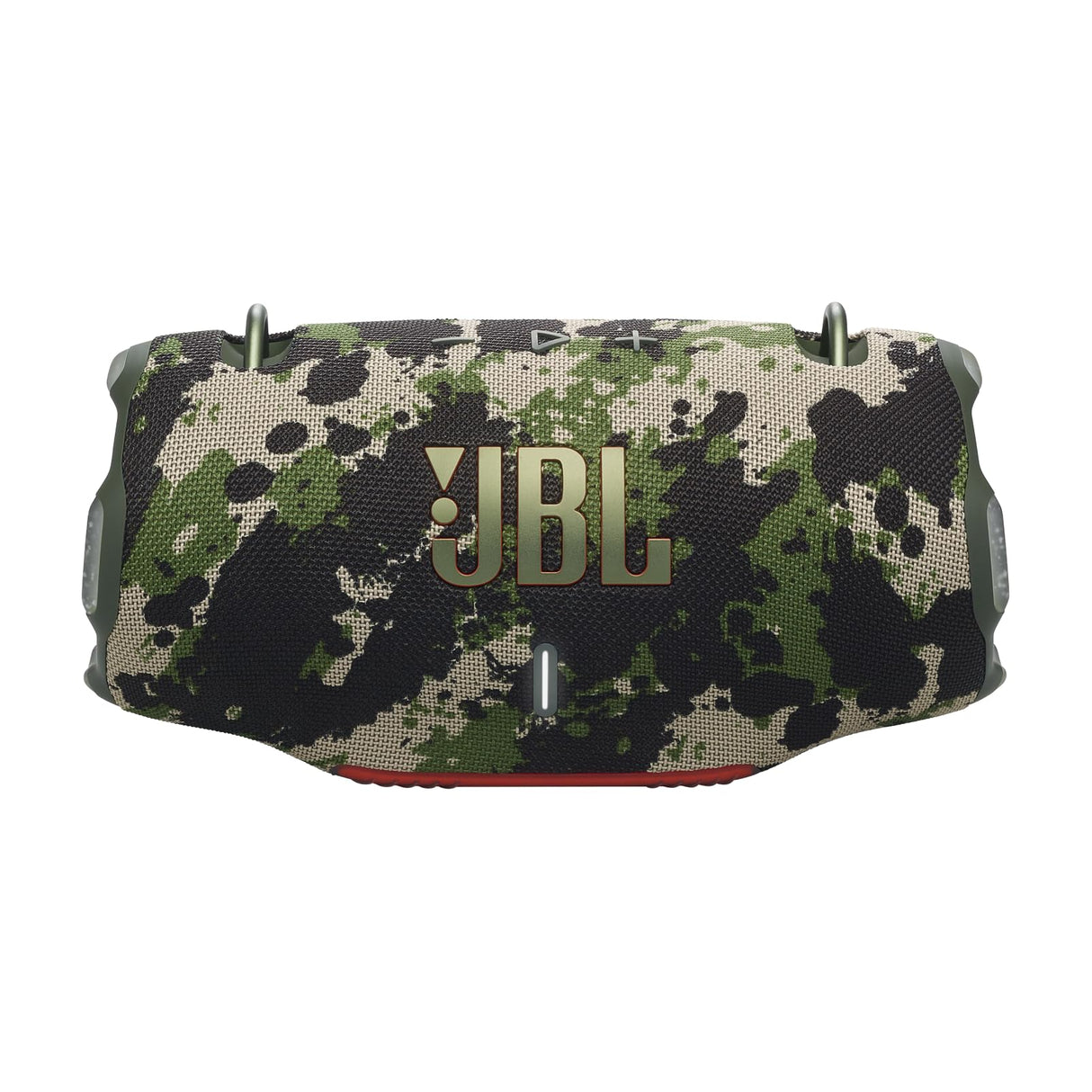 JBL Xtreme 4 Musikbox in Camouflage – Tragbare Bluetooth-Lautsprecher-Box mit tiefem Bass, KI-Sound-Boost und integrierter Powerbank – Wasserfest und staubfest ohne PD-Adapter – 24 Laufzeit