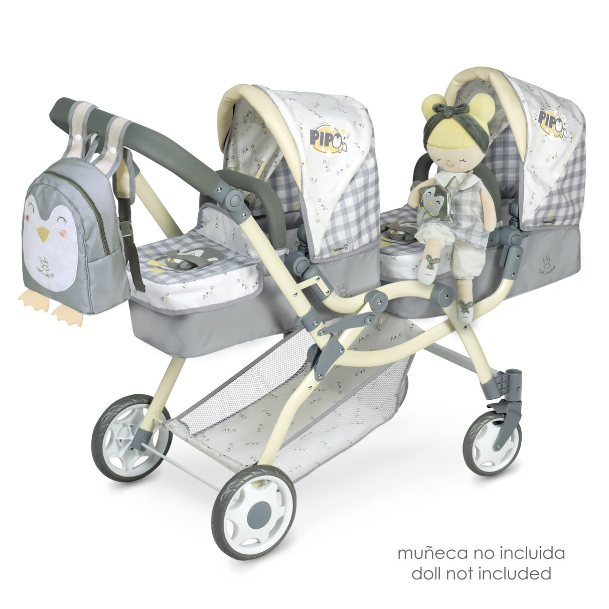 Carrito para Muñecas Decuevas PIPO Doble 45 x 100 x 81 cm