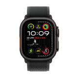 Apple Watch Ultra 2 GPS + Cellular Smartwatch, Reloj Deportivo con Caja de Titanio Negro Resistente de 49 mm y Correa Loop Trail Negro - Talla M/L. Monitor de entreno y Neutro en Carbono
