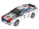TAMIYA TAM58667 58667 Audi 300058667 RC Quattro Rally A2 (TT-02), maqueta de Coche teledirigido, Escala 1:10, Kit de construcción para Hobbies, para Montar, Color Blanco