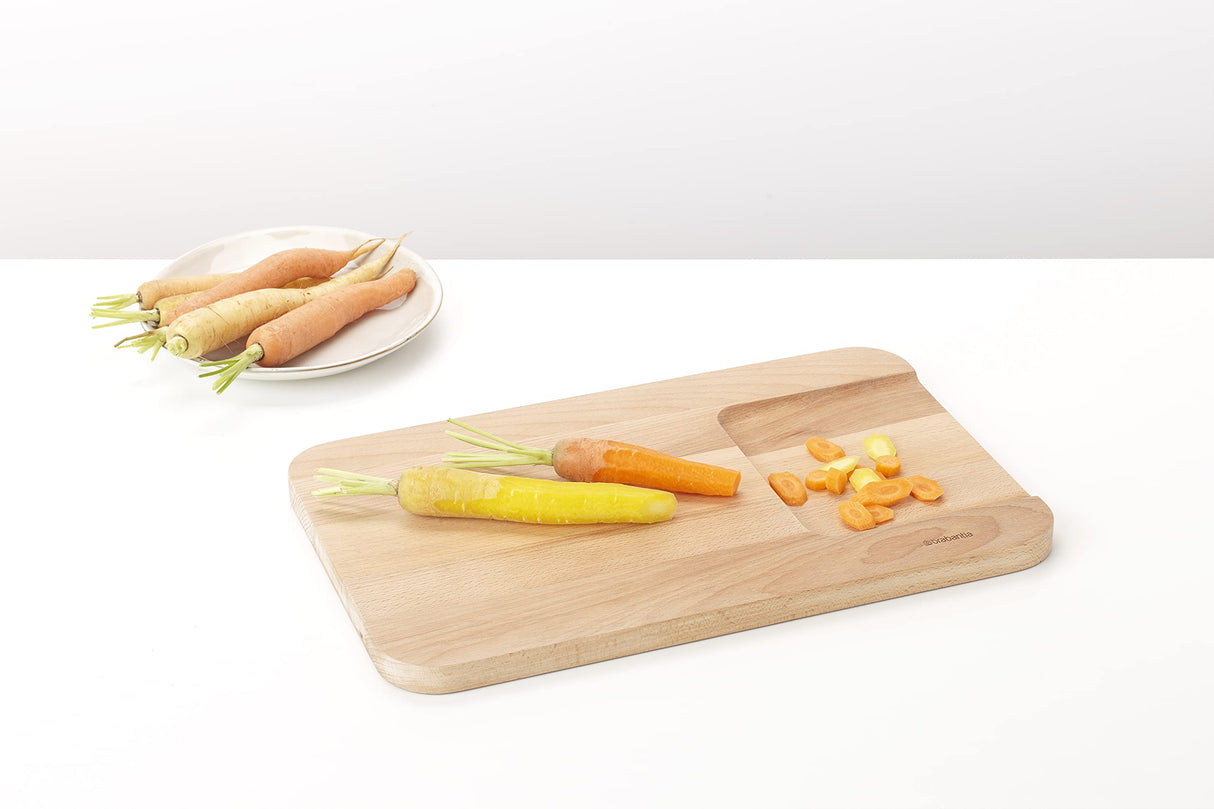 Brabantia Juego de Tablas de Cortar de Madera, marrón