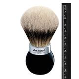 Pennello da barba con punte argentate di pelo di tasso, Ø 25 mm, Manico a forma di palla
