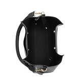 Carlheim, Gotland Genuine Leather collection, Velvet Genuine Leather Handbag (Black)