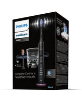Philips Sonicare DiamondClean Smart 9400 Cepillo de dientes eléctrico, cepillo de dientes sónico con aplicación, sensor de presión, detección de cabezal de cepillo, 4 modos de cepillado y 3 niveles de