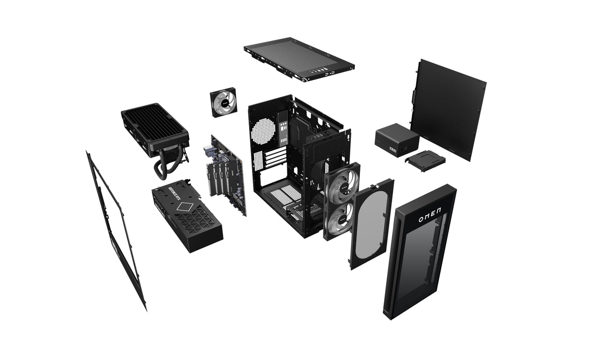 HP Ordenador sobremesa Gaming OMEN (Procesador Intel Core Ultra 7 265K, 32GB RAM, 1 TB SSD, NVIDIA GeForce RTX 5070 12GB, Windows 11)