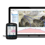 TwoNav Terra + Pulsómetro, GPS con Pantalla Amplia 3.7 Pulgadas para montaña, Senderismo, MTB, Bicicleta con mapas incluidos Mejor GPS MTB del 2023 según World of MTB,Turquesa
