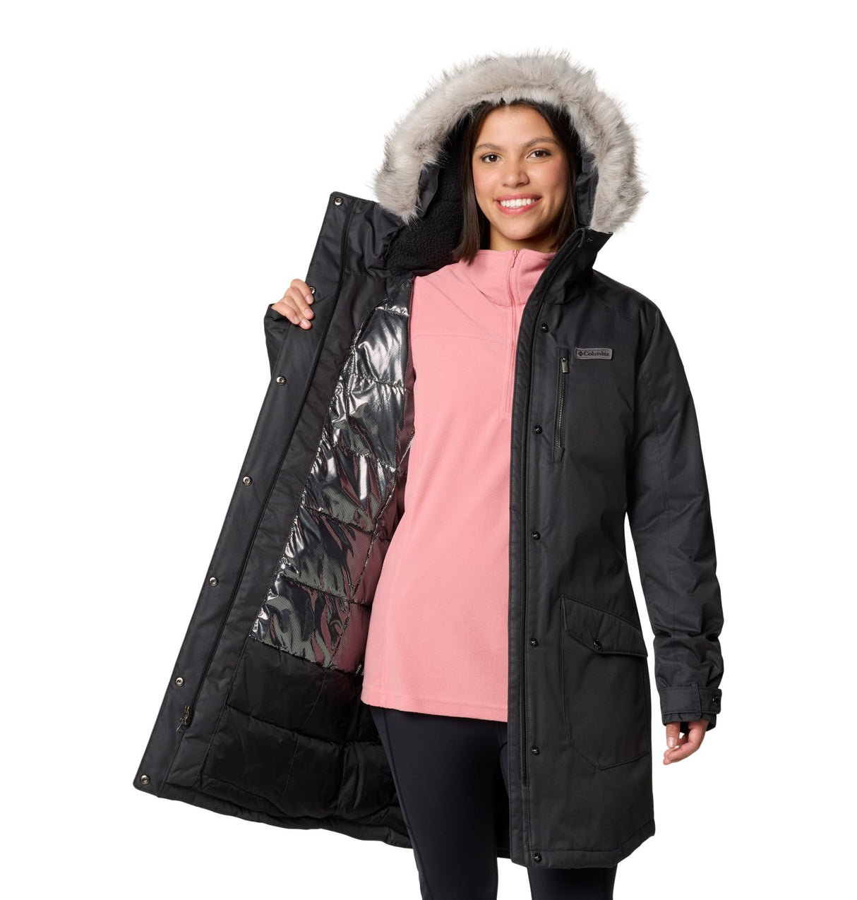 Columbia Mujer Chaqueta con Capucha Powder Lite II