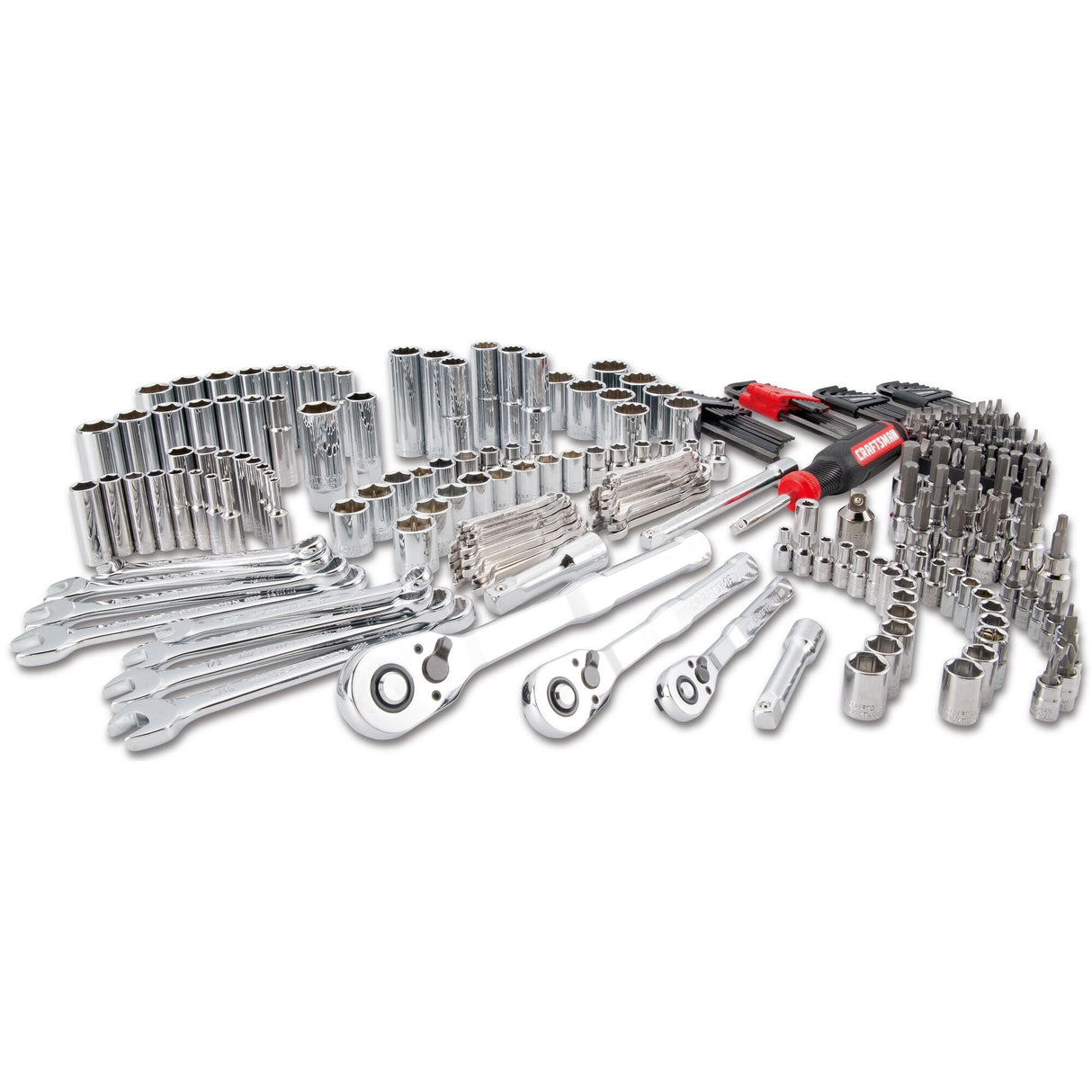 CRAFTSMAN VERSASTACK CMMT45309 - Juego de herramientas mecánicas, unidad de 1/4 y 3/8 pulgadas, caja de herramientas duradera de 3 cajones incluida, 262 piezas