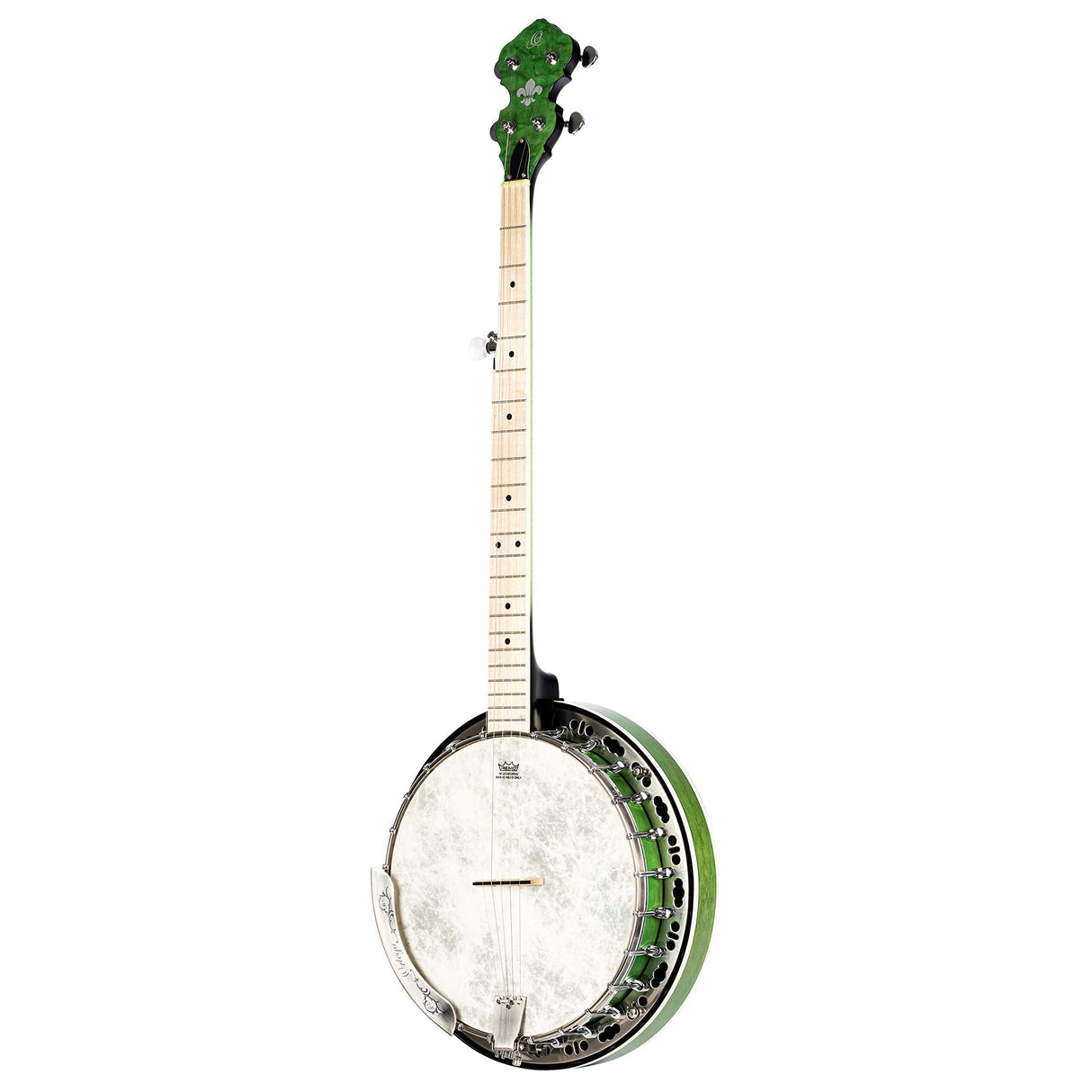 Banjo ORTEGA Falcon Series - Verde Transparente, OBJE400TGR