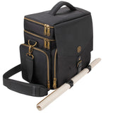 ENHANCE - Bolsa de Viaje RPG para Juegos de Mesa con Mazmorras y Dragones y Figuras, Bolsa de Transporte Acolchada con múltiples Compartimentos para Libros (4 a 8) y Bolsillo para Dados y fichas