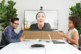Logitech Group, Sistema de Webcam para Videoconferencia, Full HD 1080p/30fps, Enfoque Automático, Skype for Business, Teams, Zoom, Fuze, Hangouts Meet, Hardware, Cortana, Cisco Jabber, Portátil/PC/Mac
