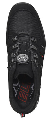 ELTEN Maddox Boa Negro-Rojo Low ESD S3S, Zapatos de Seguridad para Mujer+Hombre, Ligero, Puntera de Acero, Material Superior: Textil, Forro Interior: Textil (Transpirable), Talla 41