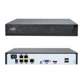 PNI House IPMAX PoE 3LR Kit de videovigilancia, NVR con 4 Puertos PoE con 4 cámaras IP de 3 MP, Exterior y Disco Duro PNI SafeHouse de 1 TB Incluido
