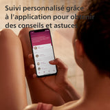 Philips Lumea Advanced BRI921/00 - Depiladora Luz Pulsada para la Depilación Permanente del Vello Visible en Casa con sensor de tono de piel, 2 Cabezales para Cuerpo y Cara y lápiz recortador compacto
