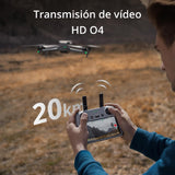 DJI RC 2, Control Remoto, procesador de última generación, transmisión O4 a 20 km, Pantalla FHD de 5.5 Pulgadas, Antenas 2T4R, Controlador Inteligente para Drones