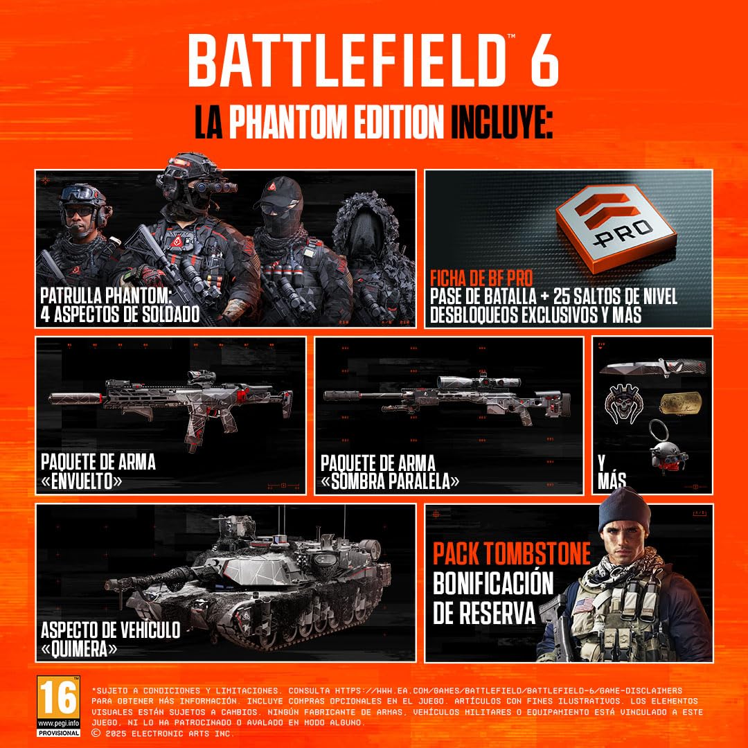 Battlefield 6 Phantom Edition PS5 | Videojuegos | Castellano