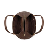 Carlheim, Gotland Genuine Leather collection, Stella Genuine Leather Handbag (Brown)
