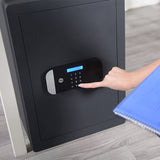 Yale YSEM/520/EG1 Caja Fuerte De Adecuada Seguridad Motorizadas Grande Negro 52 x 35 x 36 centímetros