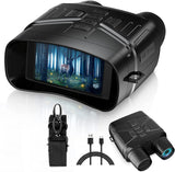 Zstar Dispositivo de visión nocturna Nv4000 4K Prismáticos de visión nocturna de 3 pulgadas de pantalla grande 5X zoom digital infrarrojos gafas de visión nocturna prismáticos infrarrojos para camping