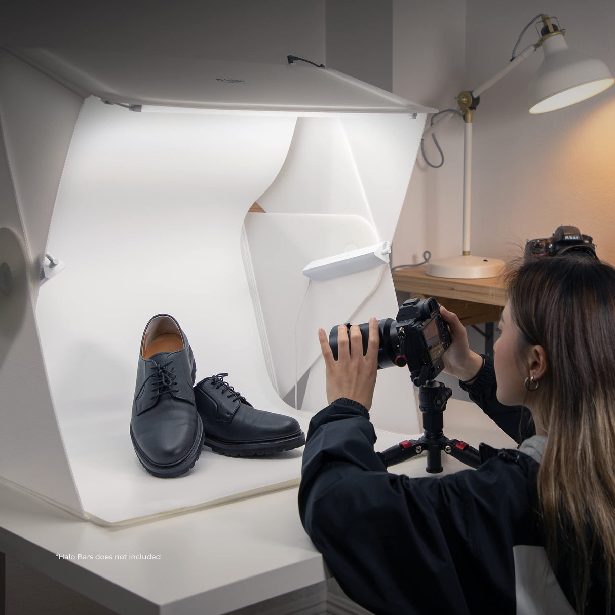 Foldio3 (Caja de luz de Estudio de Toma de fotografías Plegable portátil Todo en uno de 25 "con Kit de iluminación LED) de ORANGEMONKIE…