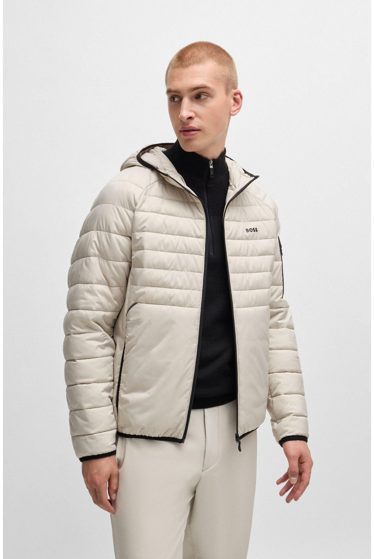 BOSS J_Thor 2 Ropa de Abrigo_Chaqueta, Light Beige271, XXL para Hombre