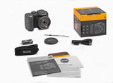 Kodak Pixpro Astro Zoom AZ255 - Cámara Digital Bridge de 16 MP, Zoom óptico de 25x, vídeo HD 1080p, Gran Angular de 24 mm, estabilizador óptico, Pantalla LCD de 3" - Negro