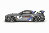 Tamiya 58664 1:10 RC Ford Mustang GT4 TT-02-coche/vehículo teledirigido, modelismo, Kit, Hobby, Tinkering, Modelo, Montaje, Color Grey