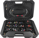 KS Tools 150.1860 Juego de comprobación y limpieza de sistemas de combustible, 43 pzs