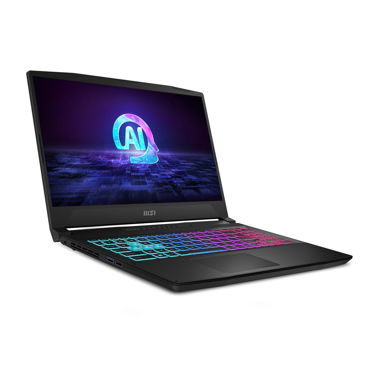 MSI Katana A15 AI B8VF-610XES - Ordenador portátil 15.6" (Ryzen 7 8845HS, RAM 16Gb, 1TB SSD, Free Dos), Negro, Teclado QWERTY español