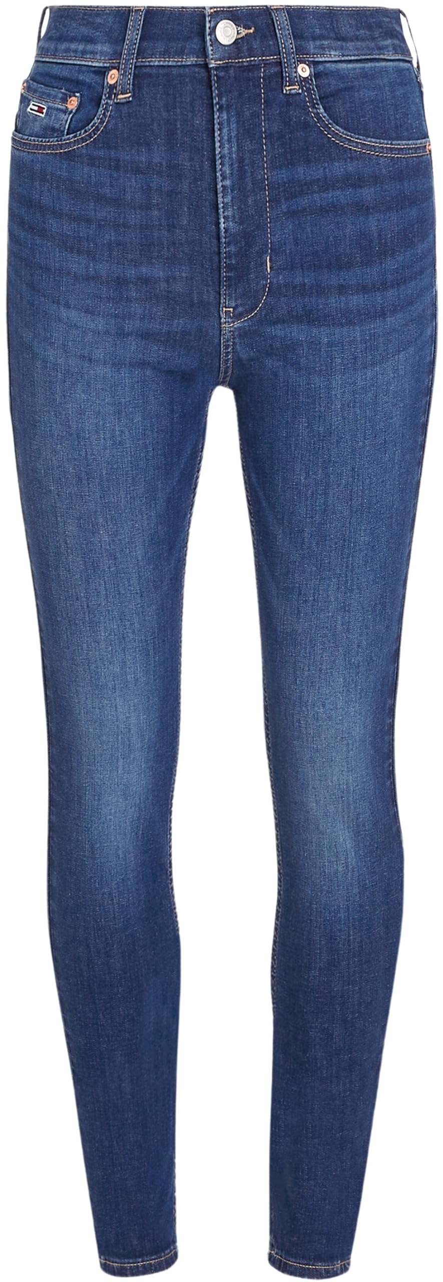 Tommy Jeans Sylvia HGH Skn CH0258, Jeans Mujer, Azul (Denim Dark), 31W / 32L