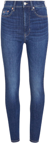 Tommy Jeans Sylvia HGH Skn CH0258, Jeans Mujer, Azul (Denim Dark), 31W / 32L