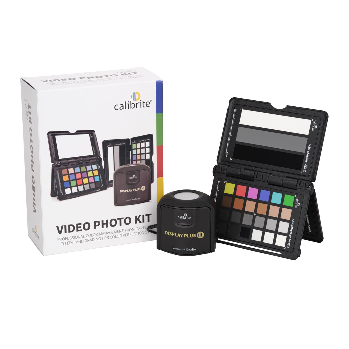 Calibrite Kit de Fotos de vídeo - Display Plus HL y Passport Video 2 (CCPLHL-PPV2)