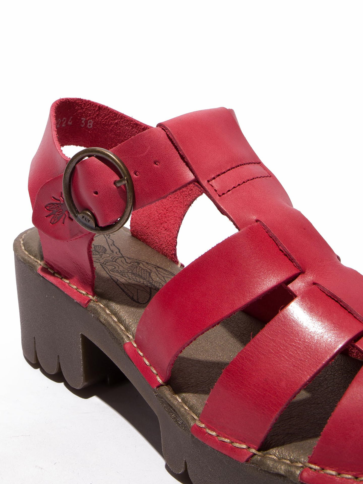 Fly London EMME511FLY, Sandalias Mujer, Rubi, 40 EU