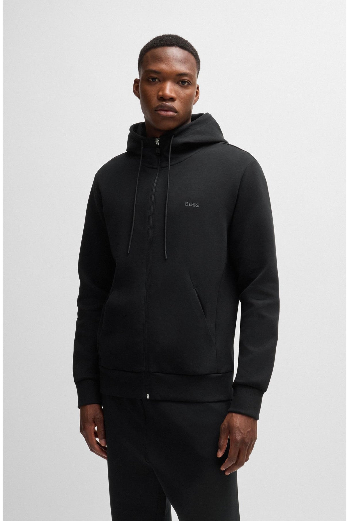 BOSS Saggy Sudadera, Negro1, M para Hombre
