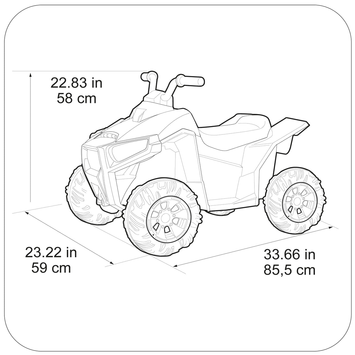 FEBER - Quad Boxer- Vehículo eléctrico a batería de 12V, con Marchas adelante, atrás y Freno, hasta 5 km/h, Cargador Incluido, 45 min de Juego,de 3 a 5 años, Verde,Famosa(FEN03000) Versión Actual