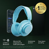 SteelSeries Arctis Nova 3X Wireless Gaming-Headset – App-Steuerung – 40 Std. Akku – Neodym-Magnet-Treiber – 2,4 GHz/Bluetooth – Abnehmbares Mikrofon – Xbox, PS5, PC, Switch, Mobilgeräte Aqua