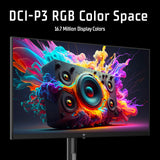 Itek Monitor GGF - 27" Plano - QHD 2560x1440- IPS- 165Hz- 16:9-1ms- 2xHDMI- 2xDP- HDR- HAS- Sincronización adaptativa