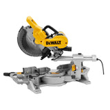 DEWALT Sierra de panel DWS727 de 1650 W (250 mm, con limitador de profundidad de corte, inclinación y ángulo de inglete infinitamente ajustable, pantalla de línea de corte (XPS), incluye hoja de