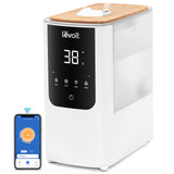 LEVOIT OasisMist 4.5L Humidificador Inteligente, Niebla Caliente & Fría a 45h y 40m² , Modo Auto, Luz Personalizada, Aromaterapia y Silencioso 26dB para Bebés y plantas,Temporizador, Amazon Exclusive