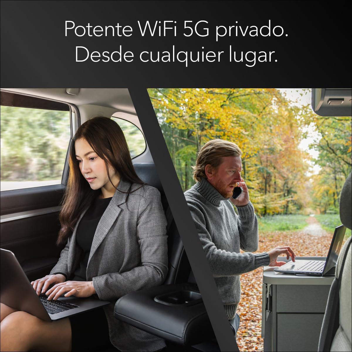 NETGEAR Nighthawk WiFi Portatil | Router 5G Sim Portatil | M7 Pro WiFi 6 | 5G Hotspot Desbloqueado con Ranura SIM, comparte hasta 32 Dispositivos, Ideal para hogar o Negocio (MR7450)