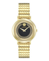 Versace Reloj Analógico para Mujer'S de Cuarzo Suizo con Correa en Acero Inoxidable VE0O00425